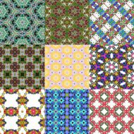 Set of kaleidoscopic seamless generated textures N3