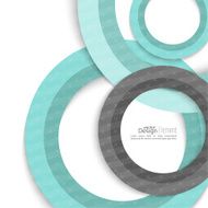Creative abstract circle pattern N2