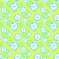 Abstract citrus fruit seamless pattern Vector illustration N2
