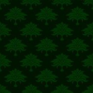 green background with flower leaves