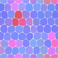 Colorful Honeycomb Seamless Background Vector N2