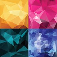 Polygonal Geometric backgrounds N6