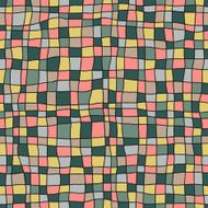 Seamless abstract hand drawn background in a cell N2