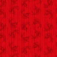 Woodcut red chilli pepper on paper background