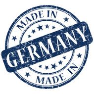 Made In Germany Blue stamp