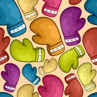 Boxing gloves pattern - sport #1