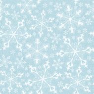 Seamless pattern with snowflakes EPS 10