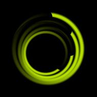 Abstract bright swirl circle logo