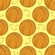 Basketball pattern - Sport #1