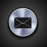 vector metal icon on gray background Eps10 N22
