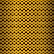 Aluminum grille round gold