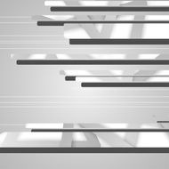 Abstract futuristic geometric shapes N106