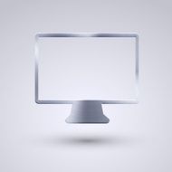 Vector full metal icon on blue background Eps10 N37