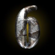 vector old stone letter N53