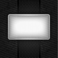 Metallic grunge template perforated iron