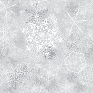 Christmas seamless pattern with snowflakes N2