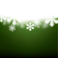 Christmas background with defocused snowflakes