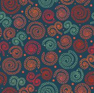 Creative abstract spiral pattern Seamless lace background with ethnic elements N2