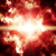 Colorful space nebula