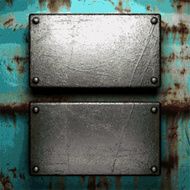Old metal background N1311