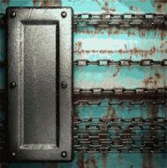 Old metal background N1327