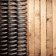 metal and wood background N397