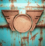 Old metal background N1328