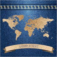 World Map Vector N17