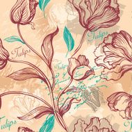 tulips seamless background N4