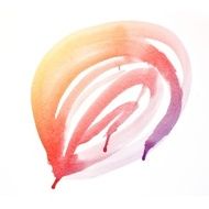 Colorful water color painting background N203