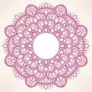 round purple pattern