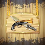 Pirate Sword And Gun N3