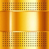 Gold template metallic background