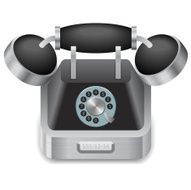 Icon for vintage phone