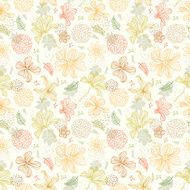 seamless pattern floral background