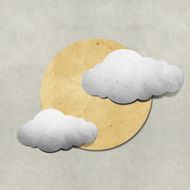 Weather grunge recycled papercraft stick N3