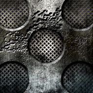 Crack iron background