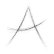 sketch alphabet A