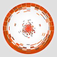 abstract color circle pattern technology background N2
