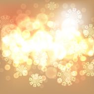 Gold christmas lights background