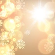 Gold christmas lights background N2