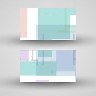 Vector business-card set for your design N337