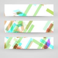 Vector banner set for your design N125
