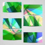 Vector business-card set for your design N339