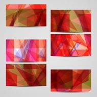 Vector business-card set for your design N340