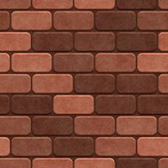 seamless digitally generated brown bricks N2