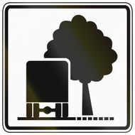 Narrowed Clearance By Trees