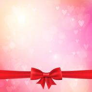 wedding bokeh background with ribbon bow N2