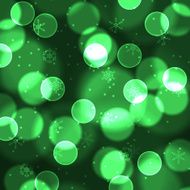abstract green lights bokeh pattern eps10