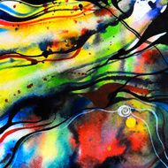 Abstract Watercolor Texture N20